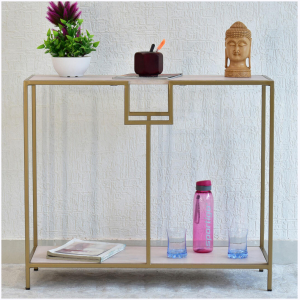 Kenny Multipurpose White Console Hall Table